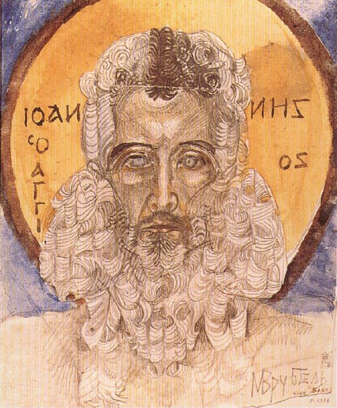 Mikhail Vrubel The head of john the Baptist oil painting image